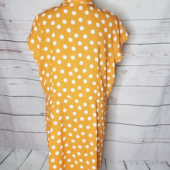 City Streets Polka Dot Dress SZ XXL - Picture 6 of 8